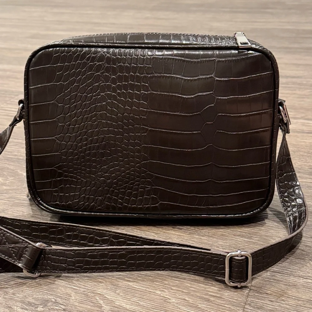 H&M Cross body Bag Faux Crocodile leather